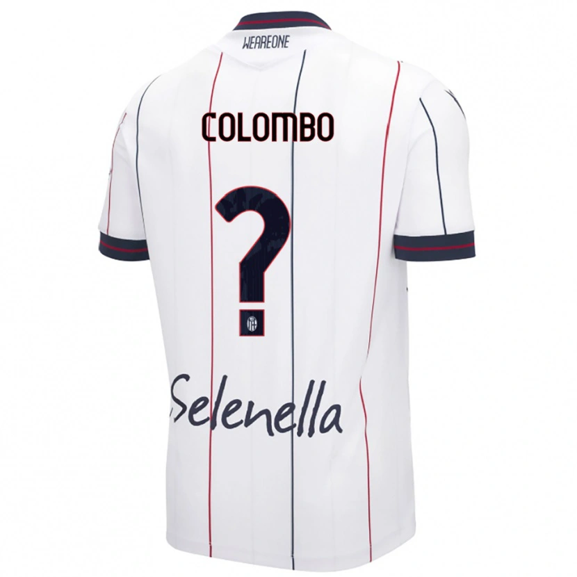 Danxen Kinder Valentina Colombo #0 Weiß Königsblau Auswärtstrikot Trikot 2025/26 T-Shirt Österreich