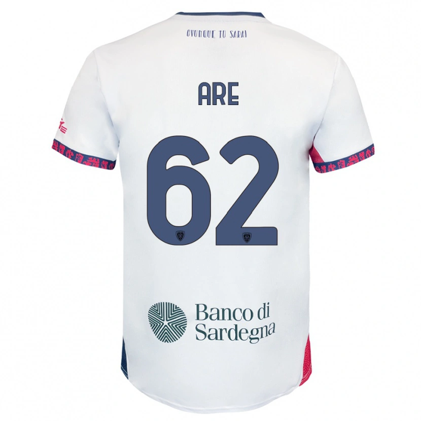 Danxen Kinder Emmanuele Are #62 Weiß Marineblau Rot Auswärtstrikot Trikot 2025/26 T-Shirt Österreich