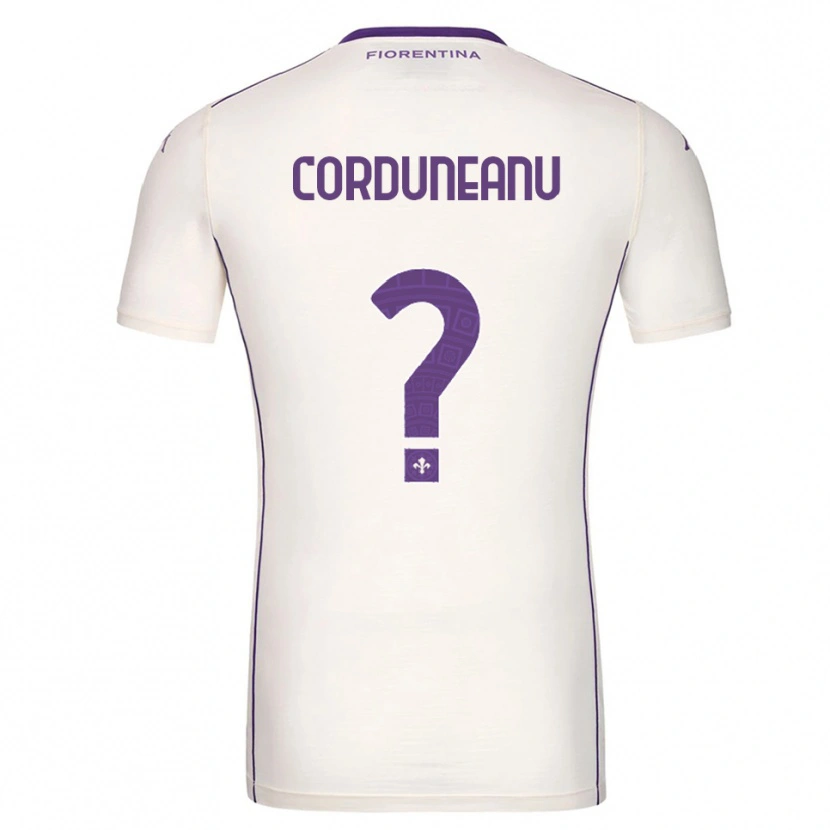 Danxen Kinder Robert-Daniel Corduneanu #0 Weiß Lila Rot Auswärtstrikot Trikot 2025/26 T-Shirt Österreich