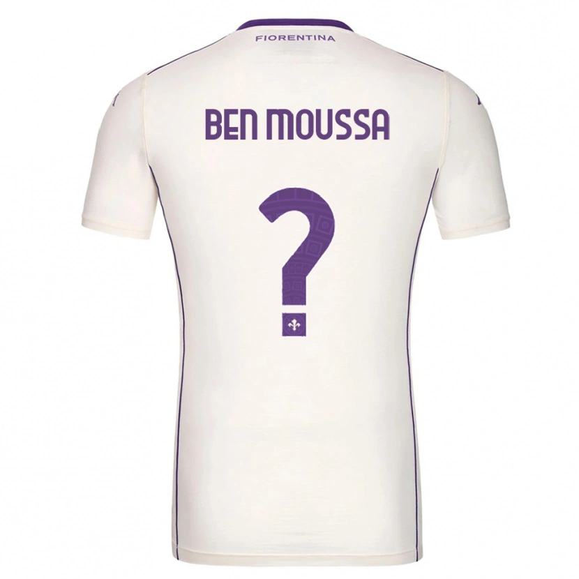 Danxen Kinder Mehdi Ben Moussa #0 Weiß Lila Rot Auswärtstrikot Trikot 2025/26 T-Shirt Österreich