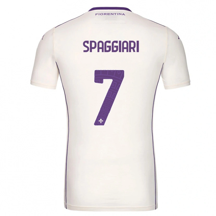Danxen Kinder Riccardo Spaggiari #7 Weiß Lila Rot Auswärtstrikot Trikot 2025/26 T-Shirt Österreich