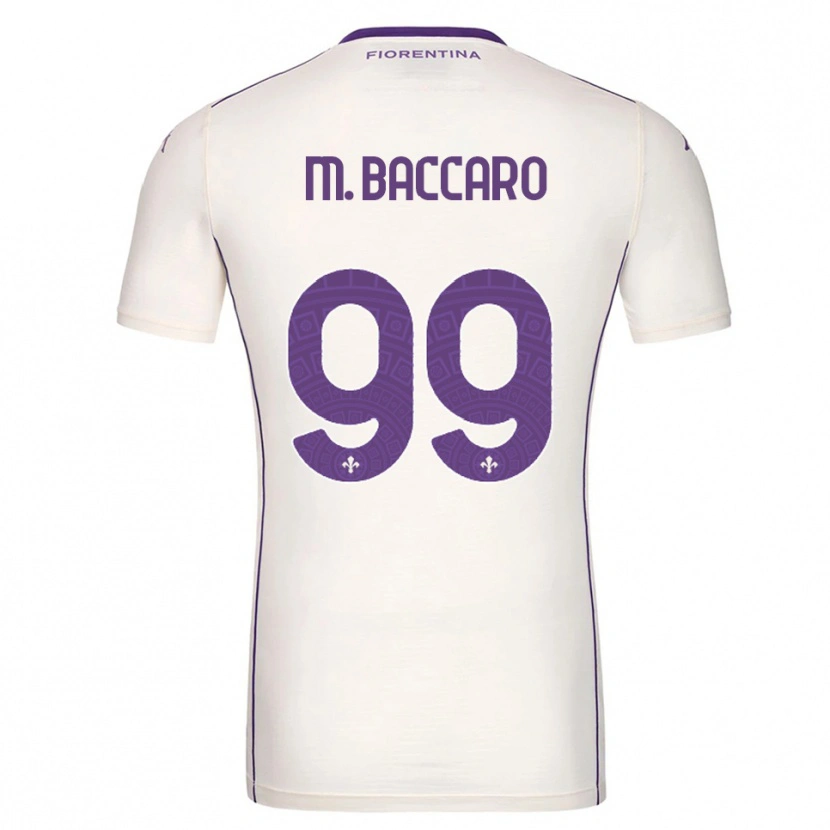 Danxen Kinder Giulia Maria Baccaro #99 Weiß Lila Rot Auswärtstrikot Trikot 2025/26 T-Shirt Österreich