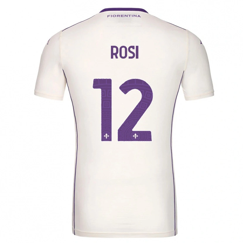 Danxen Kinder Ettore Rosi #12 Weiß Lila Rot Auswärtstrikot Trikot 2025/26 T-Shirt Österreich