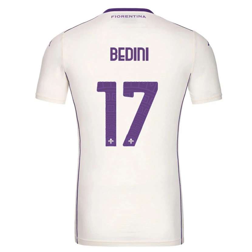 Danxen Kinder Benedetta Bedini #17 Weiß Lila Rot Auswärtstrikot Trikot 2025/26 T-Shirt Österreich