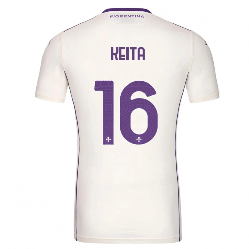 Danxen Kinder Bala Keita #16 Weiß Lila Rot Auswärtstrikot Trikot 2025/26 T-Shirt Österreich