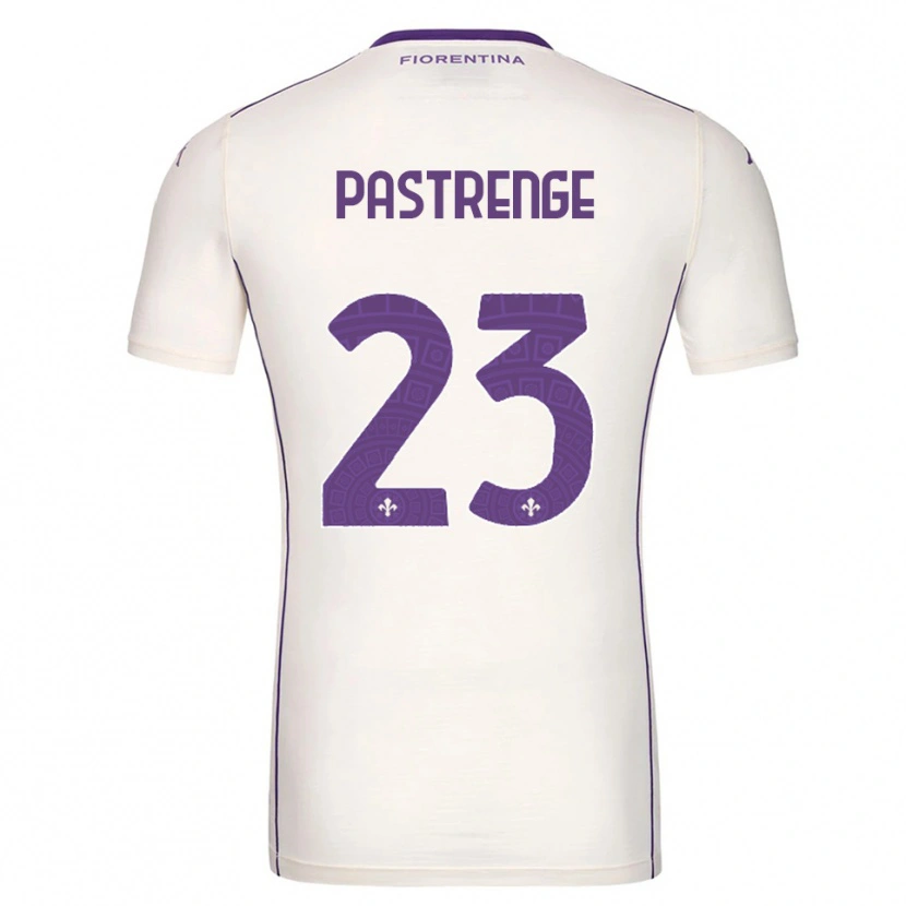 Danxen Kinder Lucia Pastrenge #23 Weiß Lila Rot Auswärtstrikot Trikot 2025/26 T-Shirt Österreich
