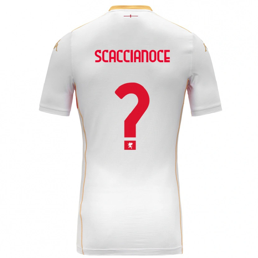 Danxen Kinder Francesco Scaccianoce #0 Weiß Rot Auswärtstrikot Trikot 2025/26 T-Shirt Österreich