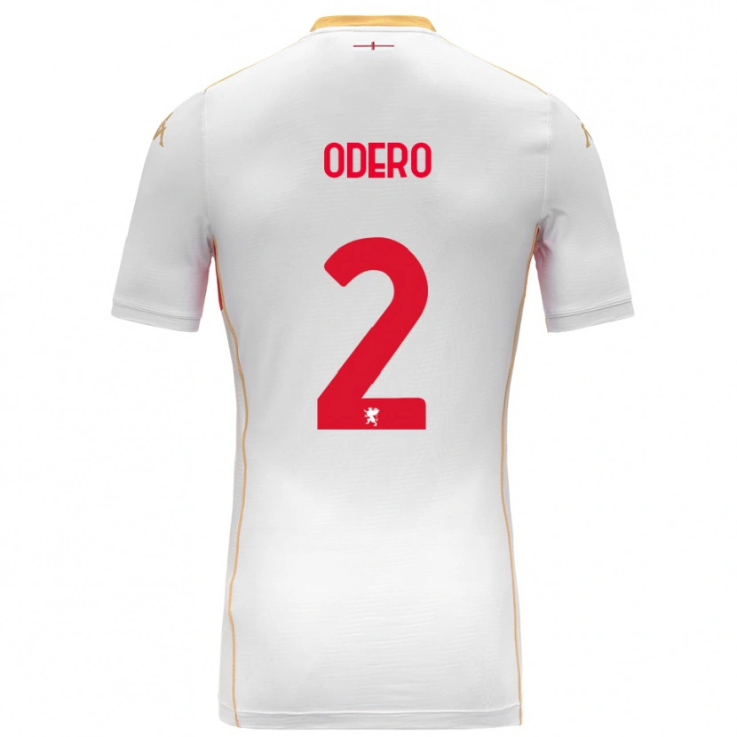 Danxen Kinder Martino Odero #2 Weiß Rot Auswärtstrikot Trikot 2025/26 T-Shirt Österreich
