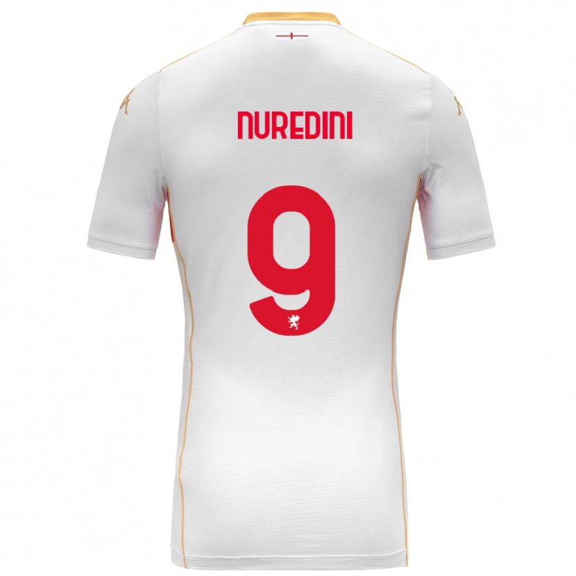 Danxen Kinder Joi Nuredini #9 Weiß Rot Auswärtstrikot Trikot 2025/26 T-Shirt Österreich