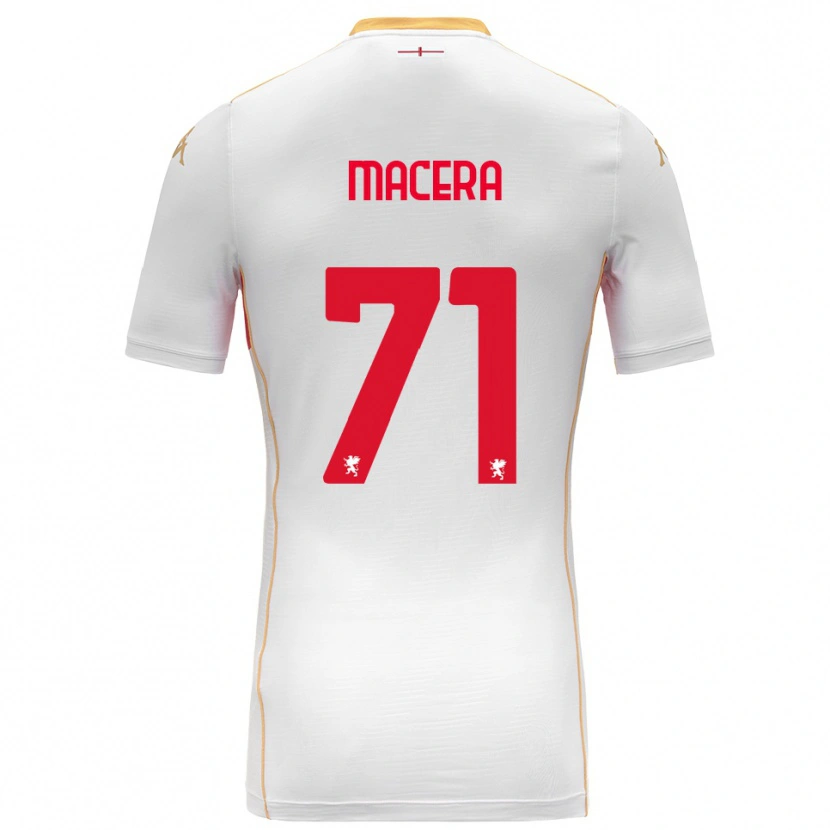Danxen Kinder Matilde Macera #71 Weiß Rot Auswärtstrikot Trikot 2025/26 T-Shirt Österreich