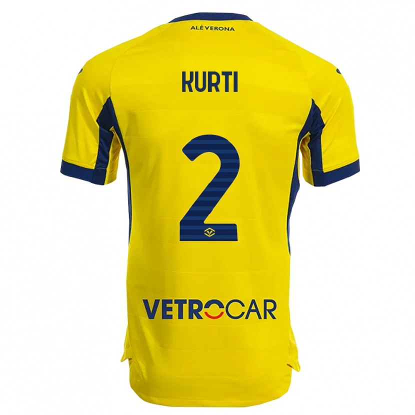 Danxen Kinder Adi Kurti #2 Gelb Marineblau Auswärtstrikot Trikot 2025/26 T-Shirt Österreich