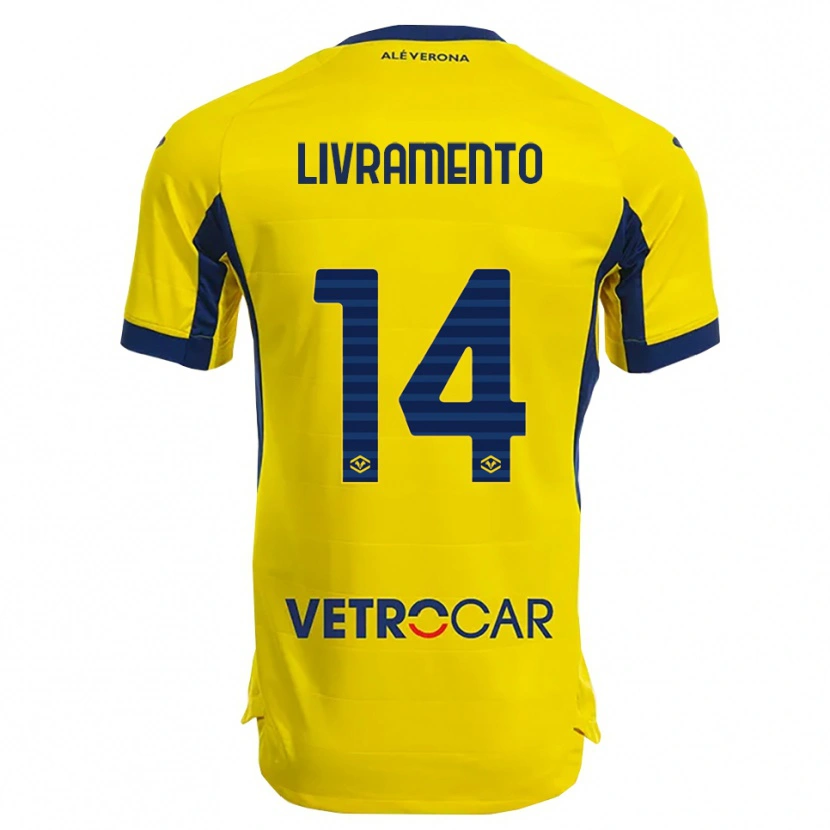 Danxen Kinder Dailon Rocha Livramento #14 Gelb Marineblau Auswärtstrikot Trikot 2025/26 T-Shirt Österreich