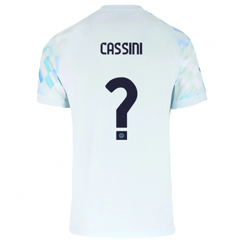 Danxen Kinder Tommaso Cassini #0 Weiß Blau Auswärtstrikot Trikot 2025/26 T-Shirt Österreich