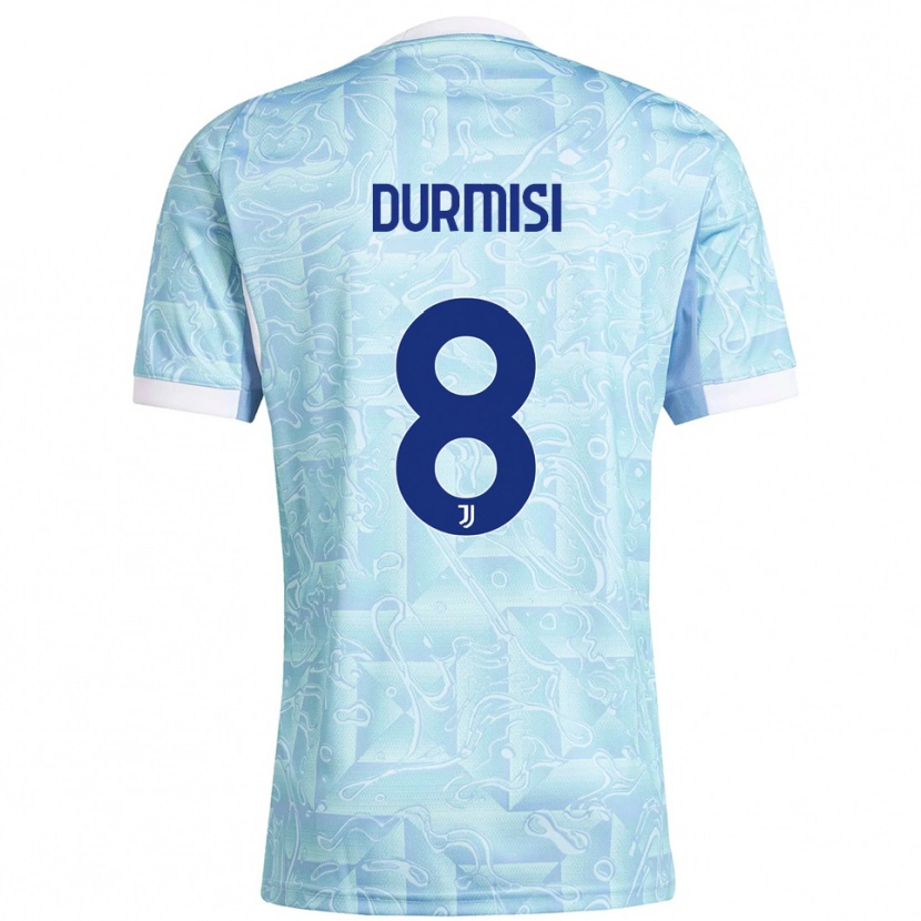 Danxen Kinder Arman Durmiši #8 Himmelblau Gelb Auswärtstrikot Trikot 2025/26 T-Shirt Österreich