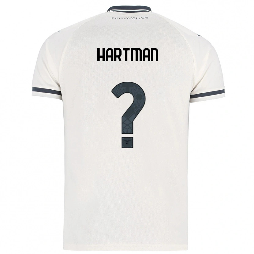 Danxen Kinder Thomas Hartman #0 Weiß Marineblau Auswärtstrikot Trikot 2025/26 T-Shirt Österreich