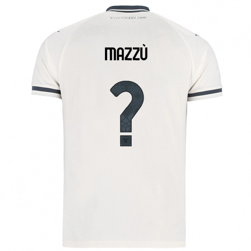 Danxen Kinder Domenico Mazzù #0 Weiß Marineblau Auswärtstrikot Trikot 2025/26 T-Shirt Österreich