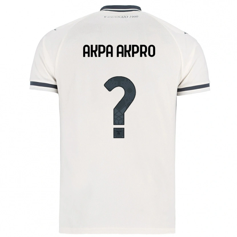 Danxen Kinder Jean-Daniel Akpa Akpro #0 Weiß Marineblau Auswärtstrikot Trikot 2025/26 T-Shirt Österreich