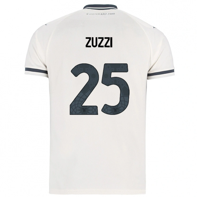 Danxen Kinder Giorgia Zuzzi #25 Weiß Marineblau Auswärtstrikot Trikot 2025/26 T-Shirt Österreich
