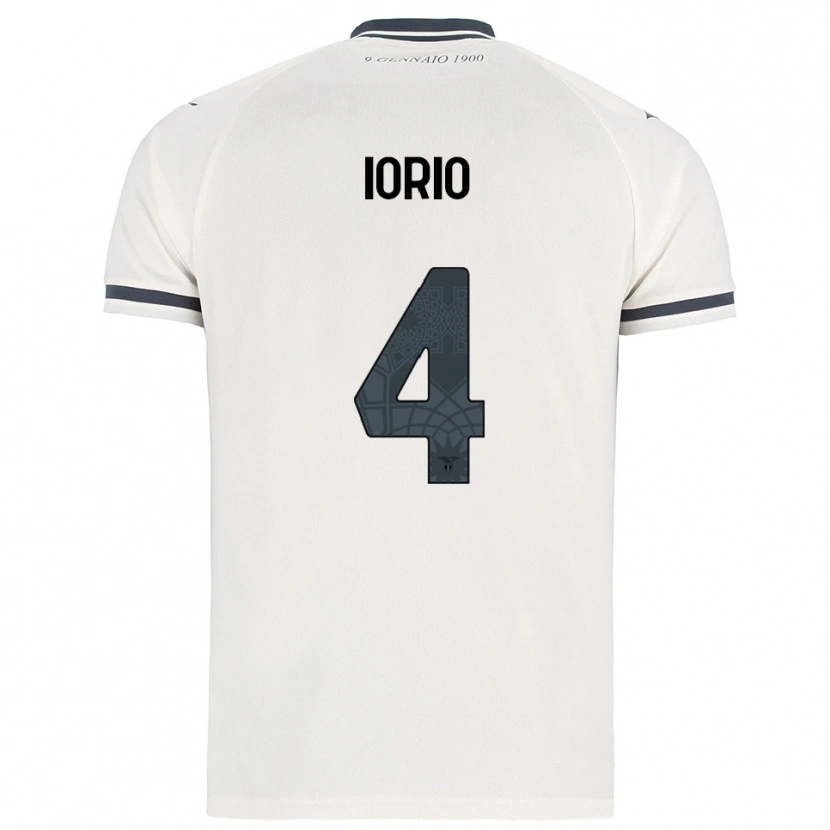 Danxen Kinder Antonio Iorio #4 Weiß Marineblau Auswärtstrikot Trikot 2025/26 T-Shirt Österreich