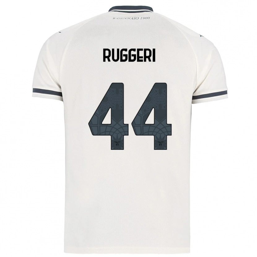 Danxen Kinder Fabio Andrea Ruggeri #44 Weiß Marineblau Auswärtstrikot Trikot 2025/26 T-Shirt Österreich