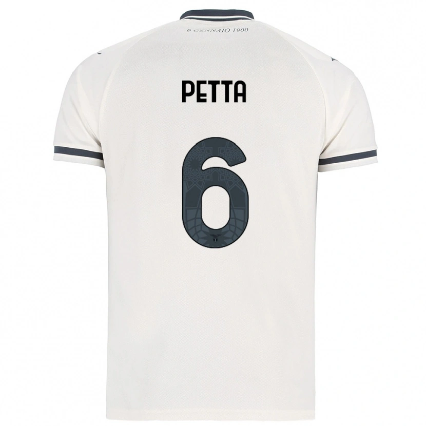 Danxen Kinder Andrea Petta #6 Weiß Marineblau Auswärtstrikot Trikot 2025/26 T-Shirt Österreich