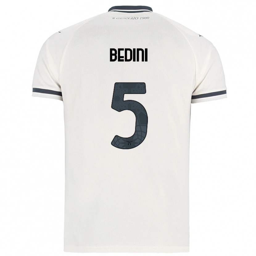 Danxen Kinder Filippo Bedini #5 Weiß Marineblau Auswärtstrikot Trikot 2025/26 T-Shirt Österreich