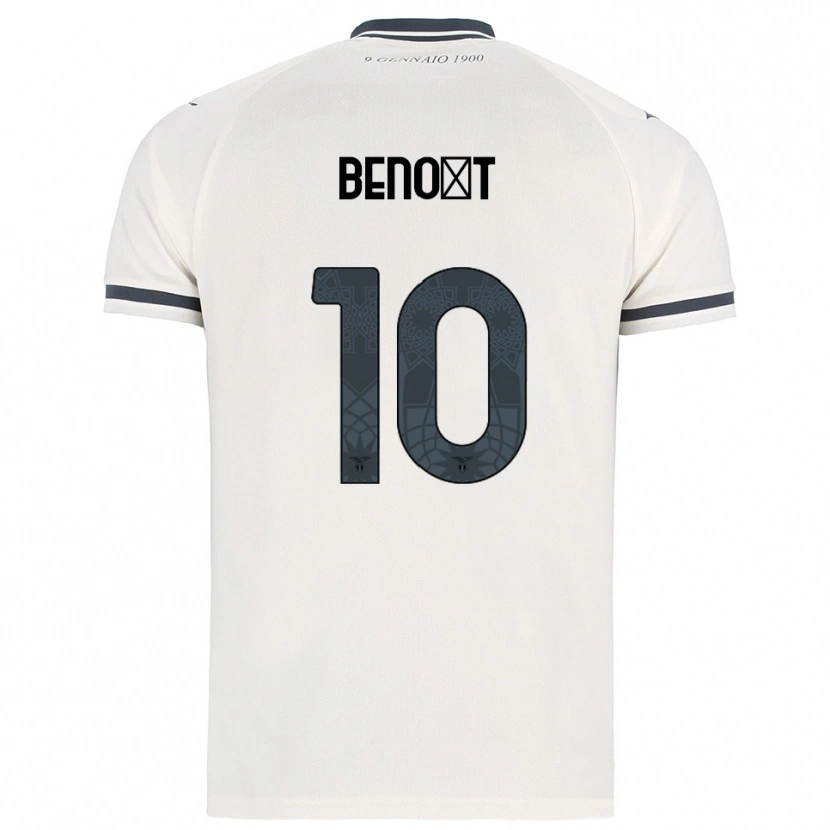 Danxen Kinder Alice Benoît #10 Weiß Marineblau Auswärtstrikot Trikot 2025/26 T-Shirt Österreich