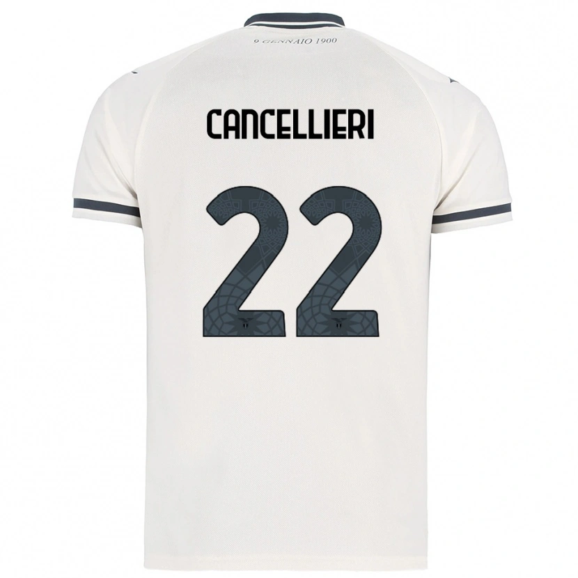 Danxen Kinder Matteo Cancellieri #22 Weiß Marineblau Auswärtstrikot Trikot 2025/26 T-Shirt Österreich