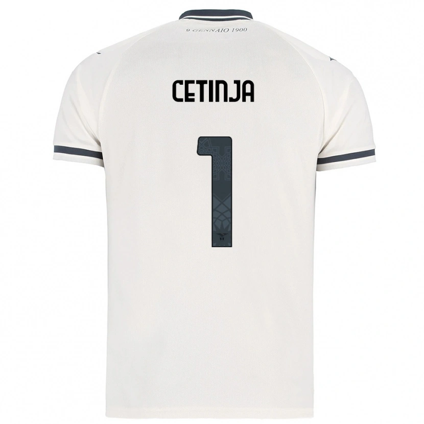 Danxen Kinder Sara Cetinja #1 Weiß Marineblau Auswärtstrikot Trikot 2025/26 T-Shirt Österreich