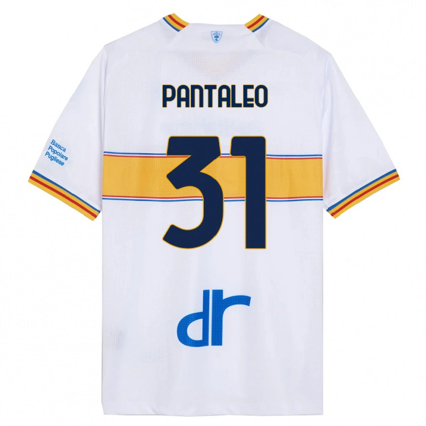 Danxen Kinder Dario Pantaleo #31 Weiß Gelb Auswärtstrikot Trikot 2025/26 T-Shirt Österreich