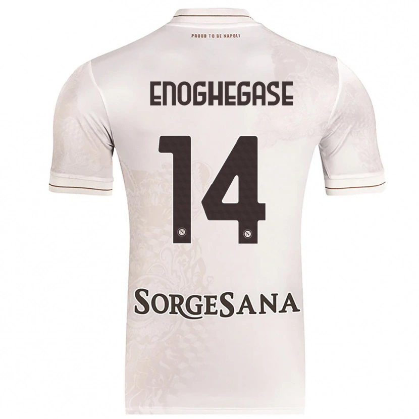 Danxen Kinder Favour Enoghegase #14 Champagner Braun Auswärtstrikot Trikot 2025/26 T-Shirt Österreich