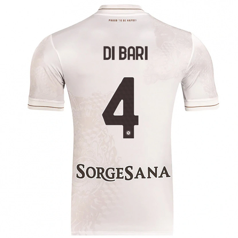 Danxen Kinder Martina Di Bari #4 Champagner Braun Auswärtstrikot Trikot 2025/26 T-Shirt Österreich