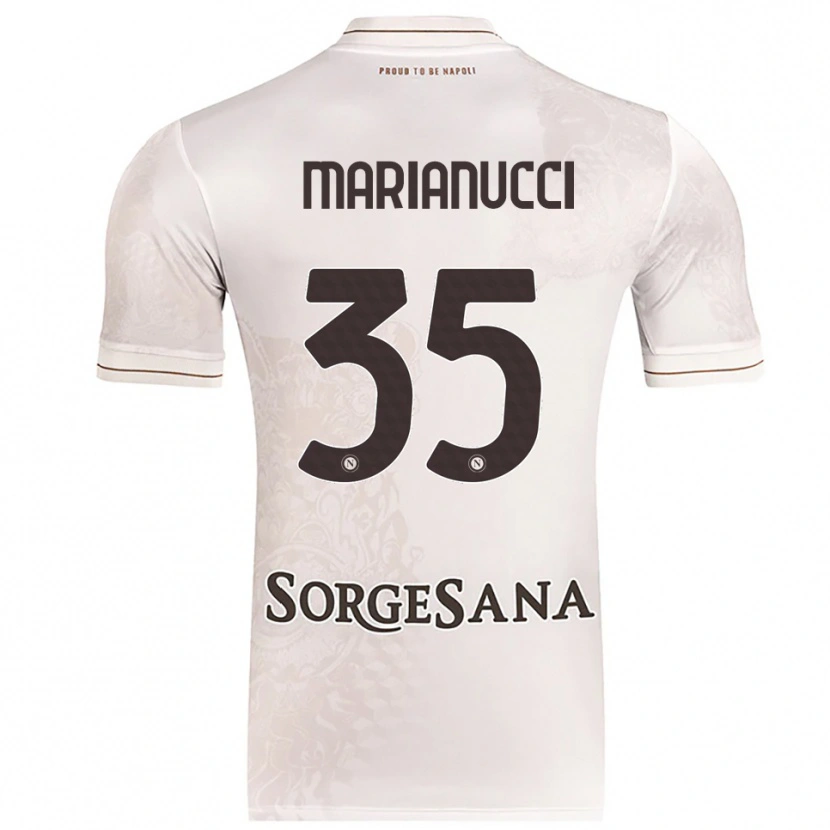 Danxen Kinder Luca Marianucci #35 Champagner Braun Auswärtstrikot Trikot 2025/26 T-Shirt Österreich