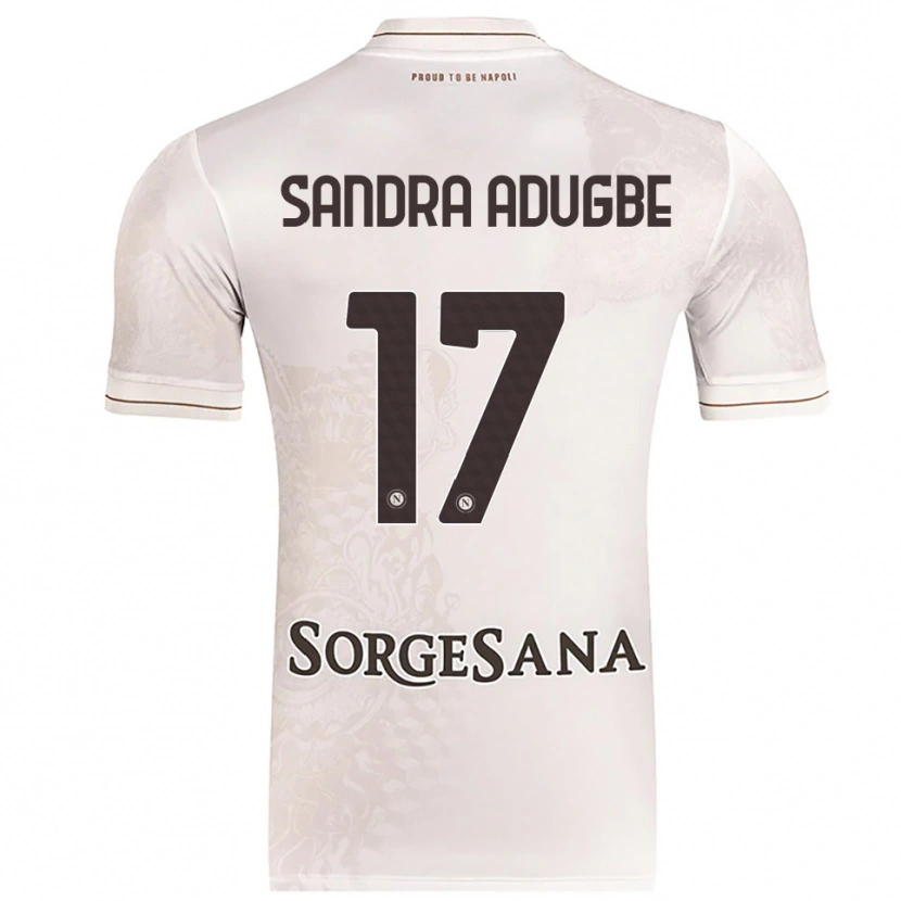 Danxen Kinder Olamide Sandra Adugbe #17 Champagner Braun Auswärtstrikot Trikot 2025/26 T-Shirt Österreich