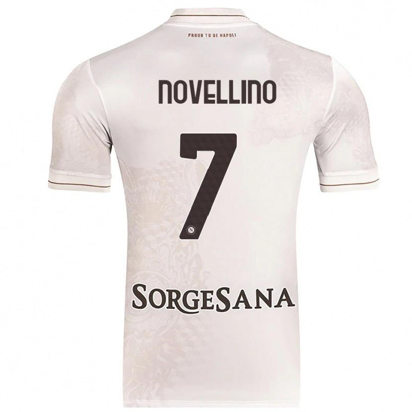 Danxen Kinder Debora Novellino #7 Champagner Braun Auswärtstrikot Trikot 2025/26 T-Shirt Österreich