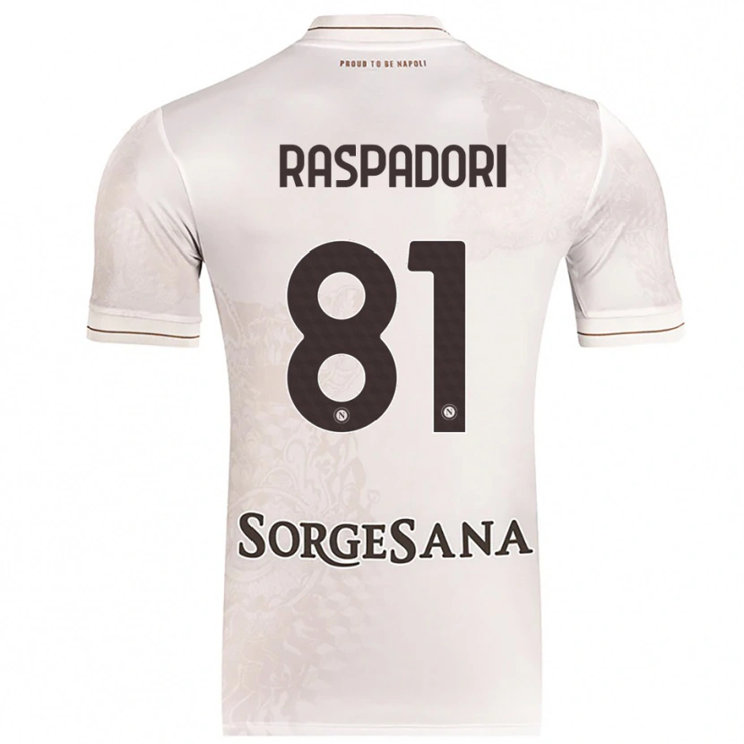 Danxen Kinder Giacomo Raspadori #81 Champagner Braun Auswärtstrikot Trikot 2025/26 T-Shirt Österreich