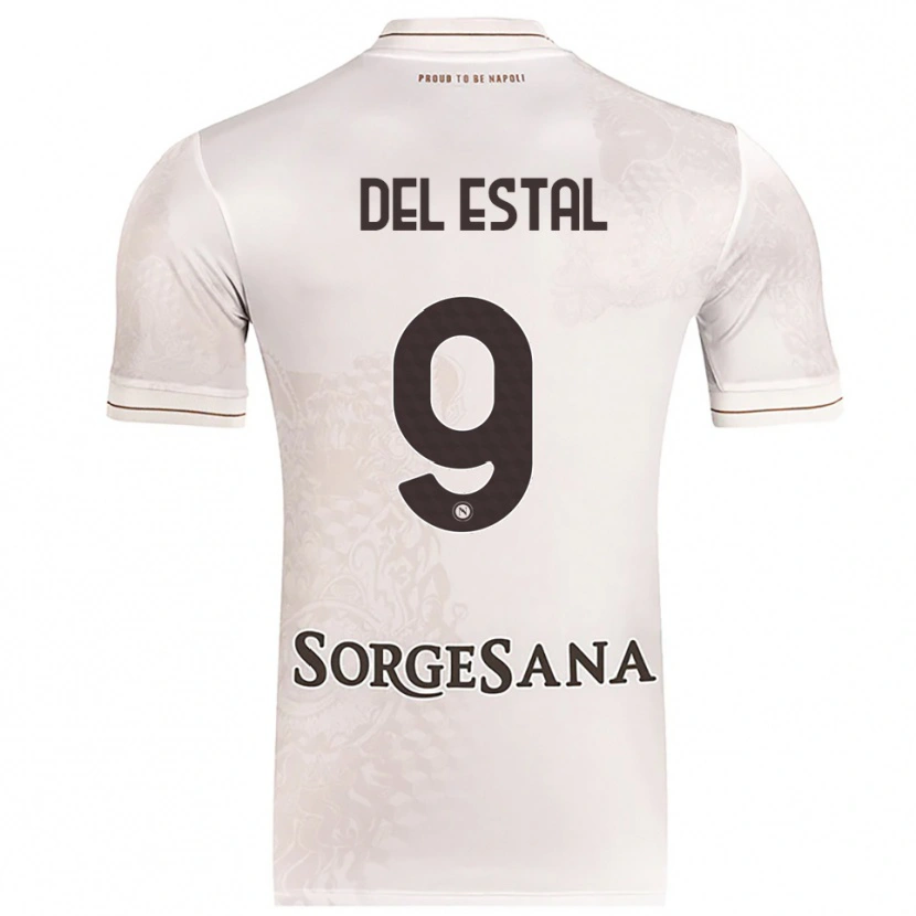 Danxen Kinder Eli Del Estal #9 Champagner Braun Auswärtstrikot Trikot 2025/26 T-Shirt Österreich