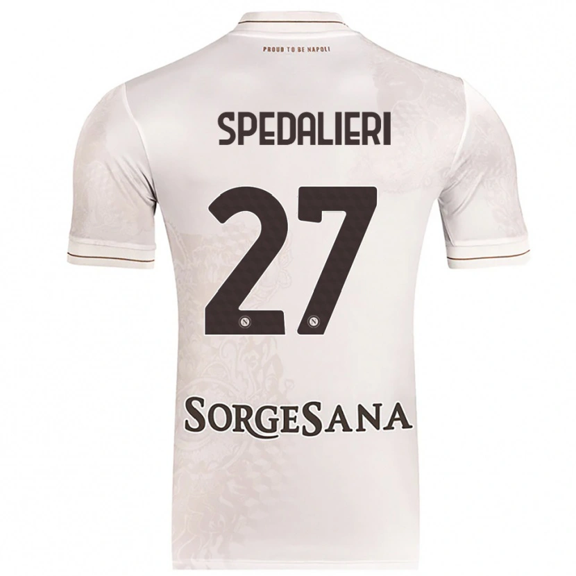 Danxen Kinder Johnatan Andrea Spedalieri #27 Champagner Braun Auswärtstrikot Trikot 2025/26 T-Shirt Österreich