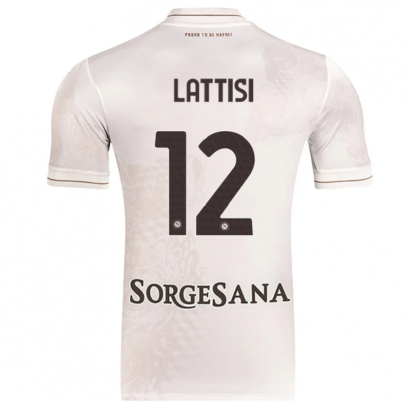 Danxen Kinder Francesco Lattisi #12 Champagner Braun Auswärtstrikot Trikot 2025/26 T-Shirt Österreich