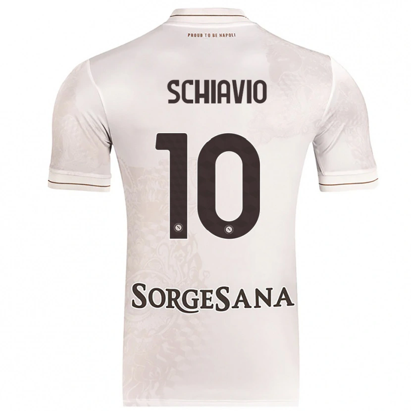Danxen Kinder Angelo Schiavio #10 Champagner Braun Auswärtstrikot Trikot 2025/26 T-Shirt Österreich