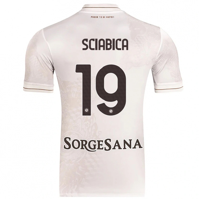 Danxen Kinder Manuela Sciabica #19 Champagner Braun Auswärtstrikot Trikot 2025/26 T-Shirt Österreich