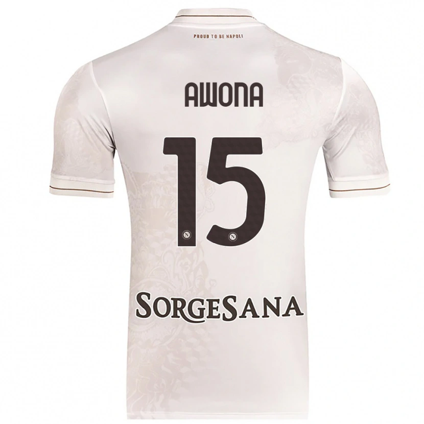 Danxen Kinder Aurelle Awona #15 Champagner Braun Auswärtstrikot Trikot 2025/26 T-Shirt Österreich
