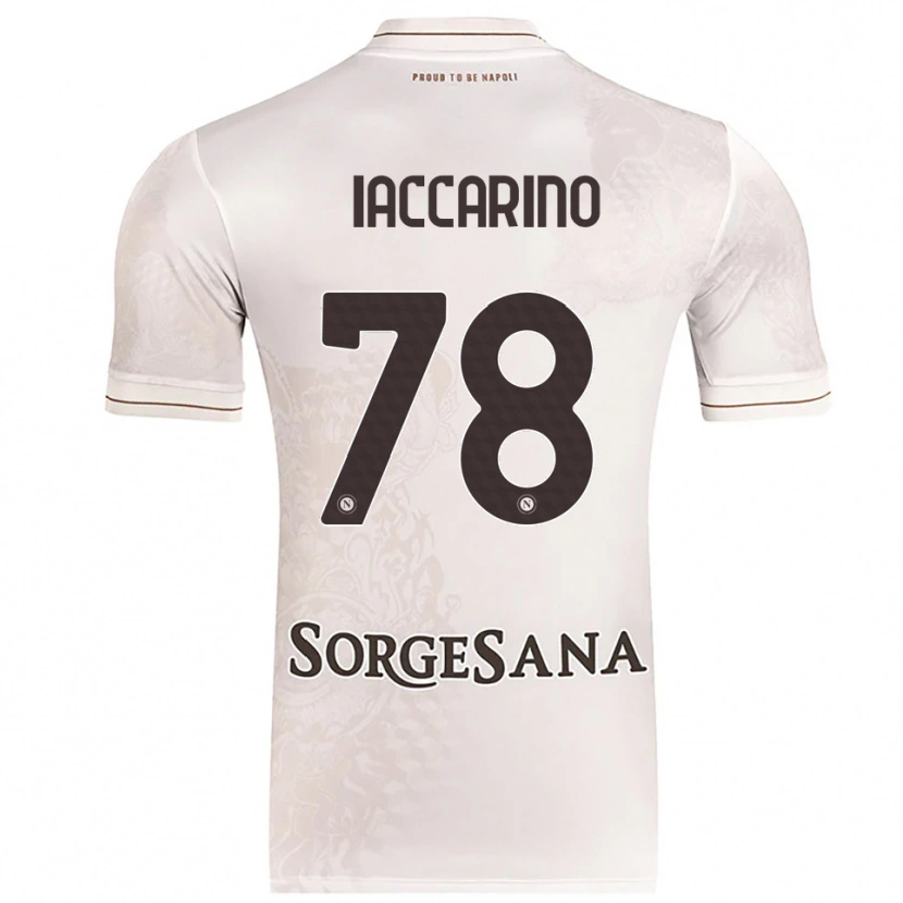 Danxen Kinder Gennaro Iaccarino #78 Champagner Braun Auswärtstrikot Trikot 2025/26 T-Shirt Österreich