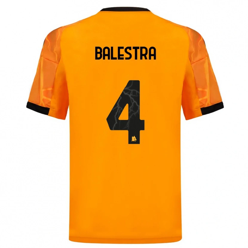 Danxen Kinder Christian Balestra #4 Orange Schwarz Auswärtstrikot Trikot 2025/26 T-Shirt Österreich