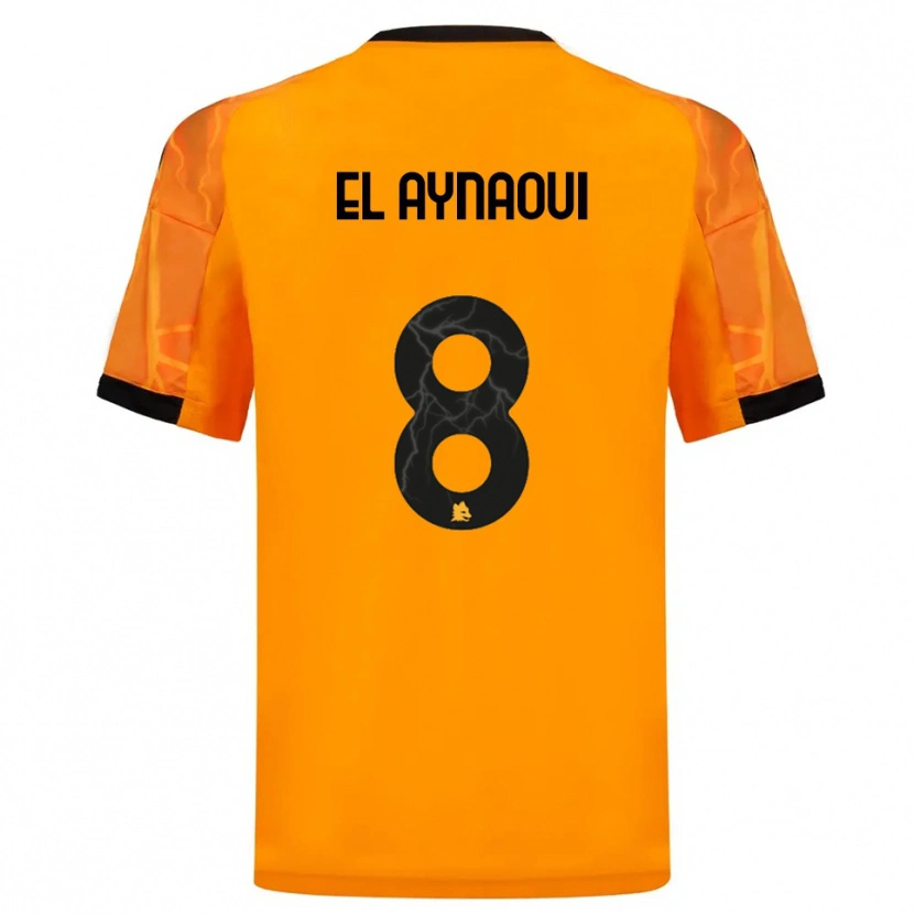 Danxen Kinder Neil El Aynaoui #8 Orange Schwarz Auswärtstrikot Trikot 2025/26 T-Shirt Österreich