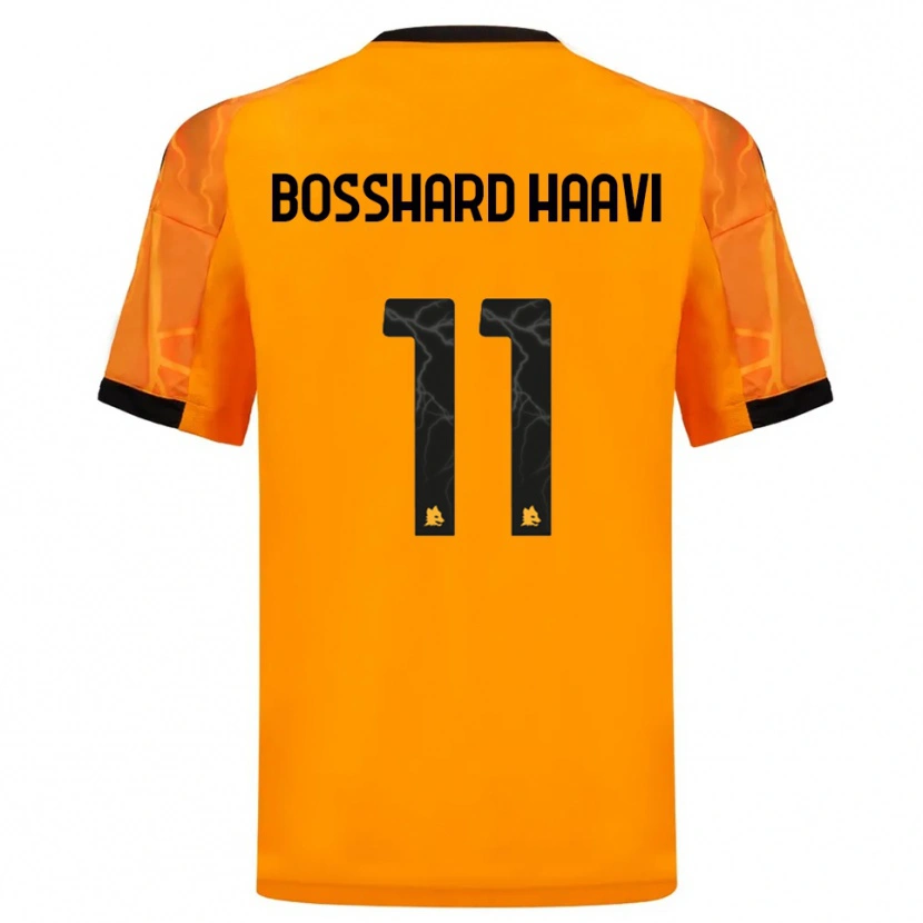 Danxen Kinder Emilie Bosshard Haavi #11 Orange Schwarz Auswärtstrikot Trikot 2025/26 T-Shirt Österreich
