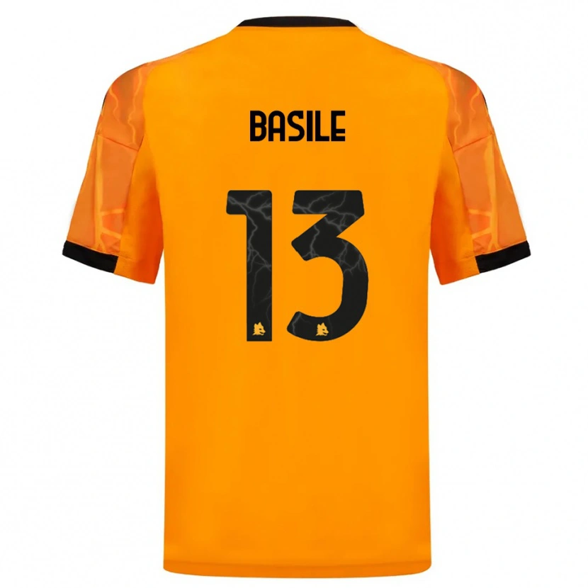 Danxen Kinder Filippo Basile #13 Orange Schwarz Auswärtstrikot Trikot 2025/26 T-Shirt Österreich