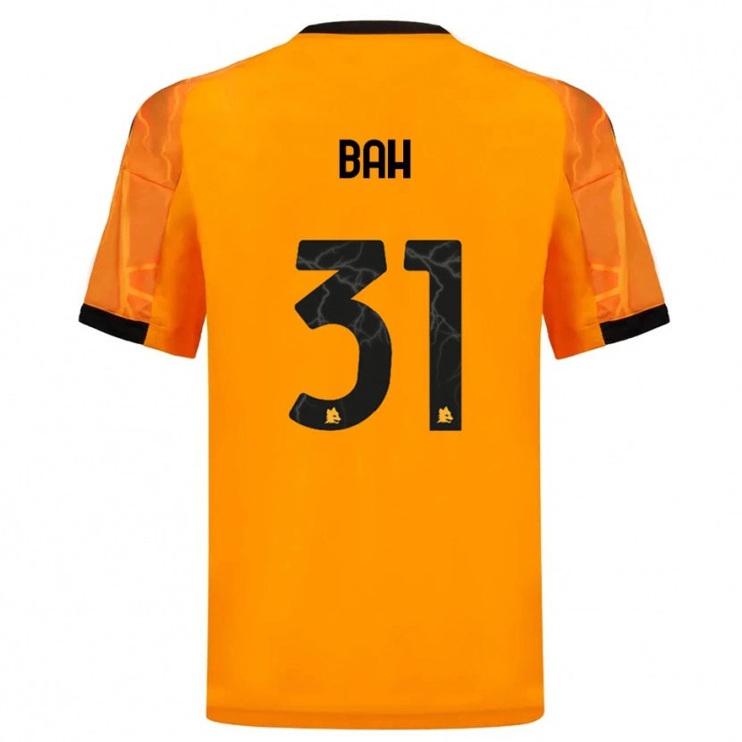 Danxen Kinder Muhammed Bah #31 Orange Schwarz Auswärtstrikot Trikot 2025/26 T-Shirt Österreich