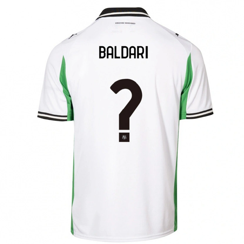 Danxen Kinder Luca Baldari #0 Weiß Grün Schwarz Auswärtstrikot Trikot 2025/26 T-Shirt Österreich
