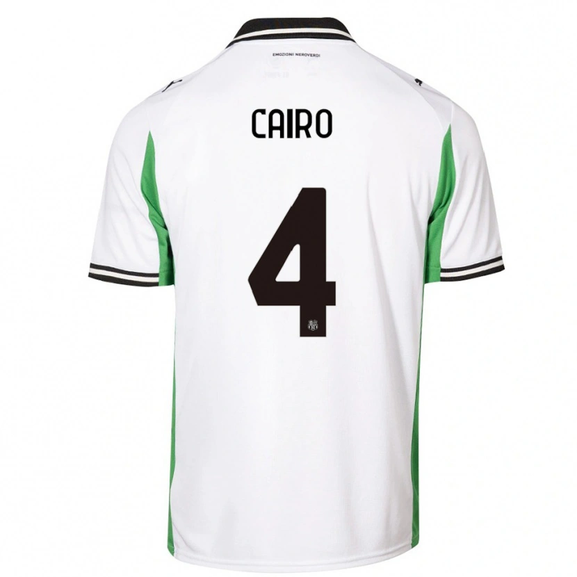 Danxen Kinder Nicolas Cairo #4 Weiß Grün Schwarz Auswärtstrikot Trikot 2025/26 T-Shirt Österreich
